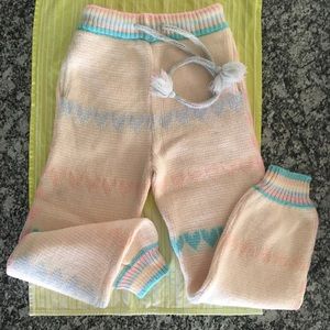 Pastel Hearts Knitted Joggers